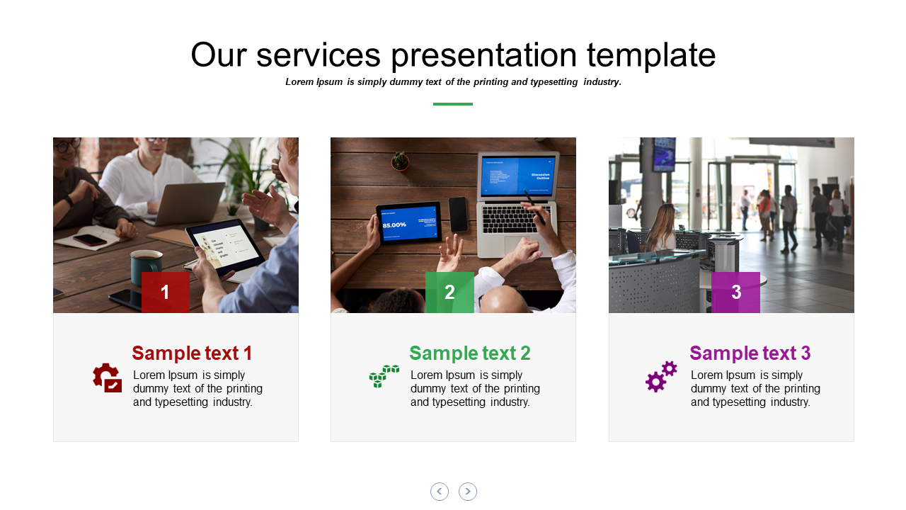 Our Services PowerPoint Template And Google Slides